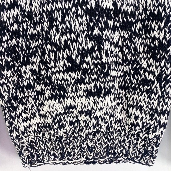 & Other Stories Black And White Chunky Knit Crew Neck Sweater Size X-small - Picture 4 of 7
